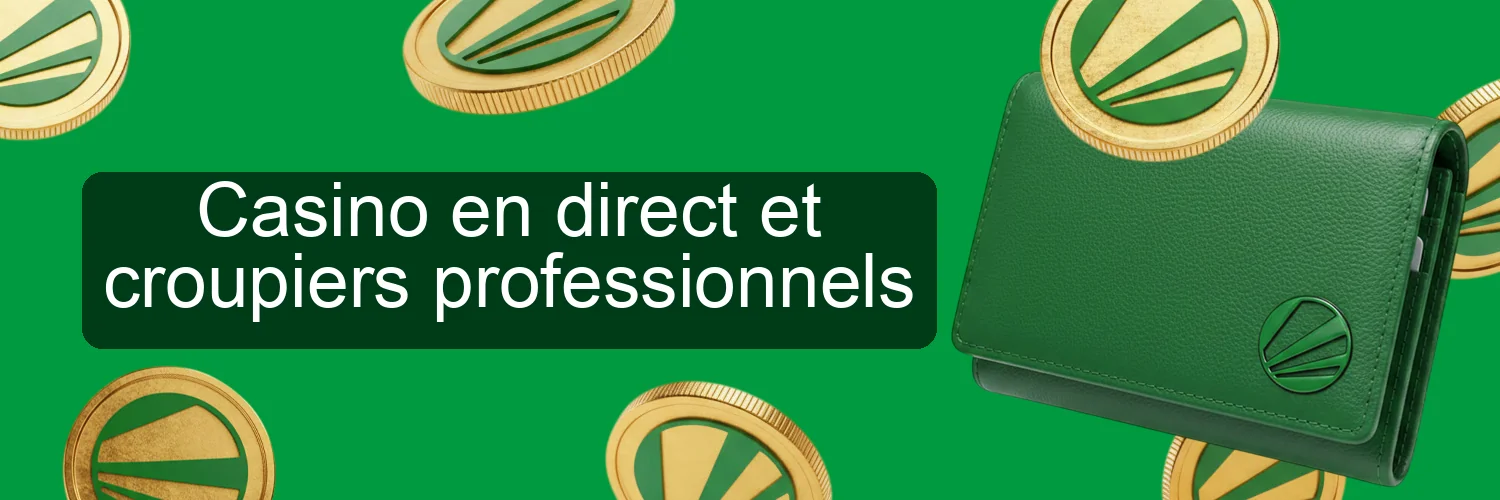 Casino en direct et croupiers professionnels Casino en direct et croupiers professionnels